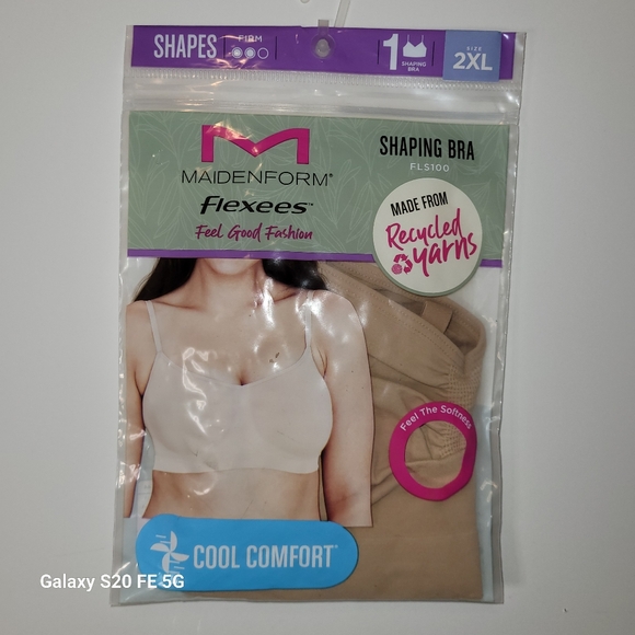 MAIDENFORM Flexees Firm Cool Comfort Shaping Bra Size 2XL Feel Good Fashion NWT - Picture 6 of 14